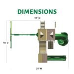 Wilderness Gym Swing Set - Image 19