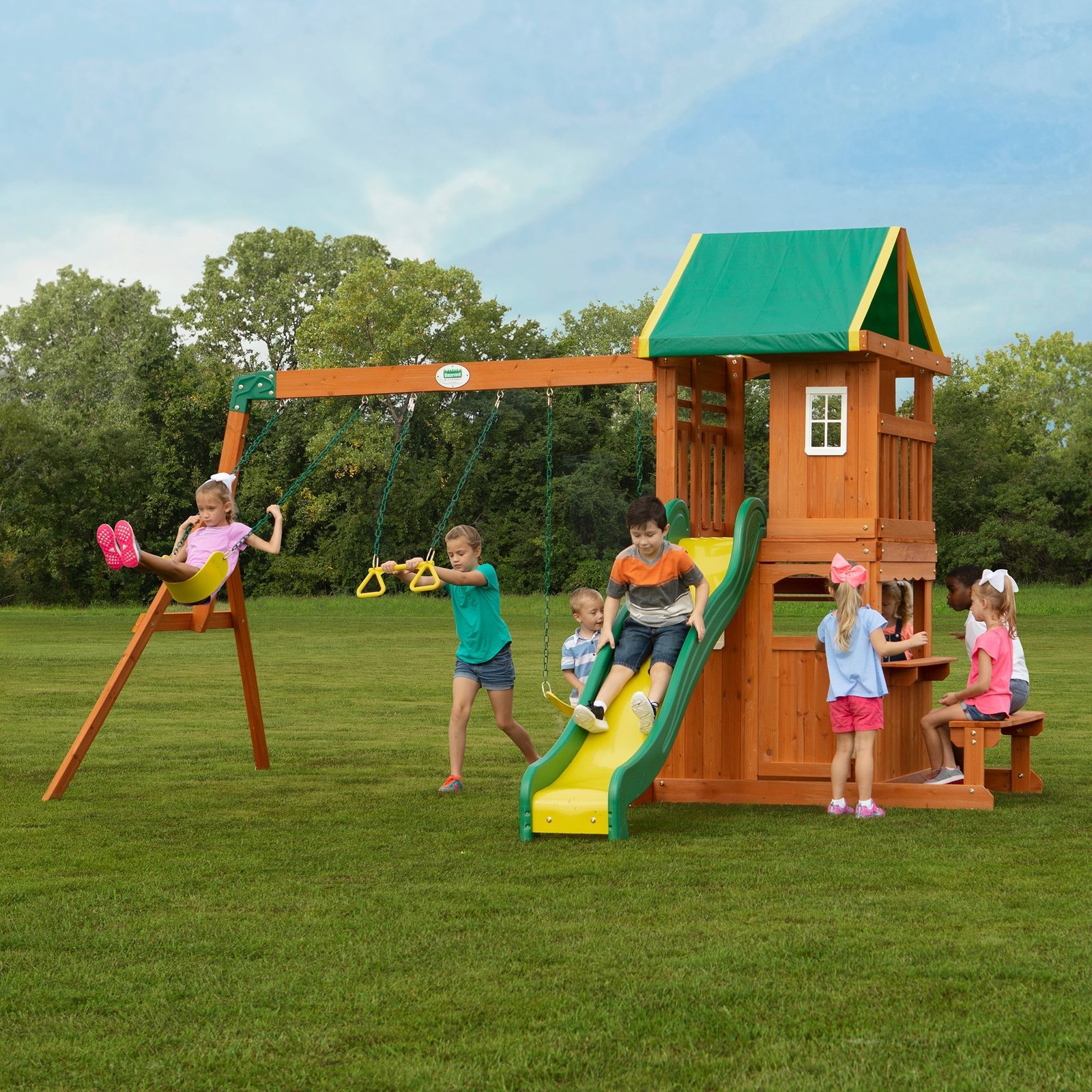 Oakmont-Outdoor-Main Oakmont Swing Set - Image 1