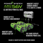 EGO Power+ 42″ 56-Volt Lithium-Ion Z6 Zero Turn Mower - Image 4