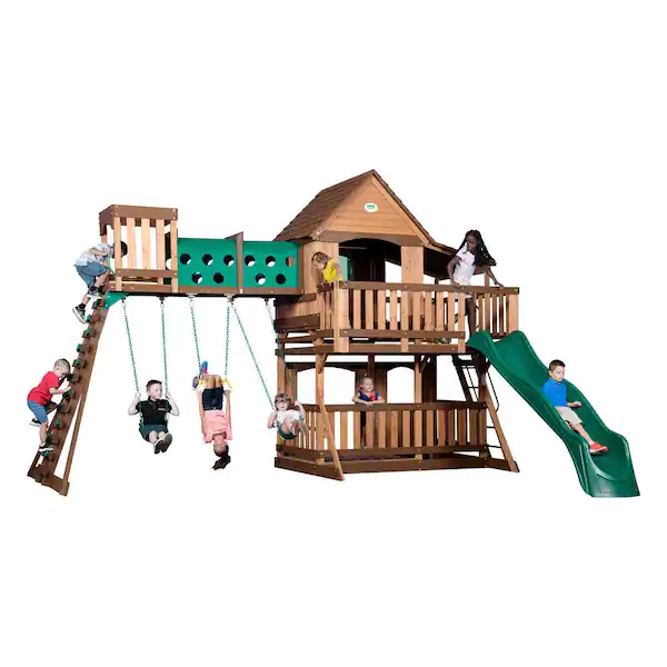 aklart-product-59-image-1-1 Backyard Discovery Woodridge Elite Swing Set - Image 1