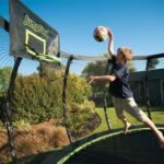 JumpFlex HERO 15 Backyard Outdoor Trampoline for Kids with Net & Ladder - Image 2
