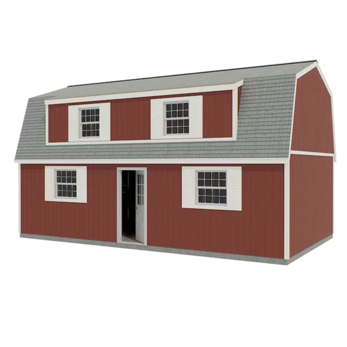 iben-product-234-image-1.jpg Best Barns Camp Reynolds 16-ft x 32-ft Gambrel Style Wood Outdoor Storage Shed - Image 1