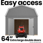 Hudson 12 ft. W x 16 ft. D Wood Storage Shed - Image 9