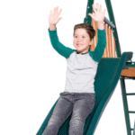 Sportspower Alta Oaks 10′ Heavy Duty Swing Set with Lifetime Warranty on 6′ Double Wall Slide - Image 5