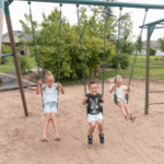 Lifetime Powder Coated Steel Swing Set with 4 Swing(s) , 1 Slide(s) - Image 5